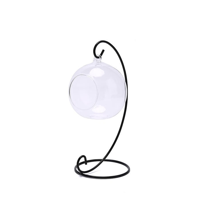Teardrop Glass Terrarium – Decorative Hanging Plant Display