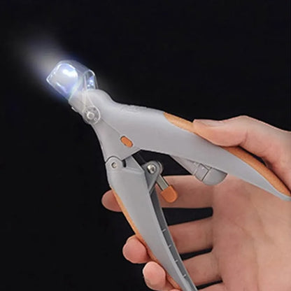 Pet Nail Clipper With LED Light Amplification, Special Dog Cat Nail Trimmer Tool, Pet Grooming Supplies