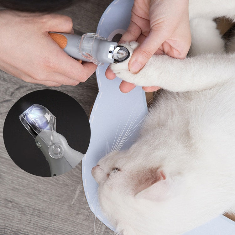 Pet Nail Clipper With LED Light Amplification, Special Dog Cat Nail Trimmer Tool, Pet Grooming Supplies