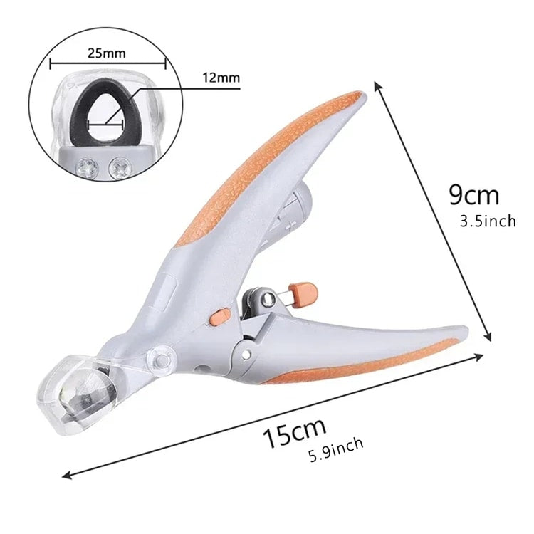 Pet Nail Clipper With LED Light Amplification, Special Dog Cat Nail Trimmer Tool, Pet Grooming Supplies