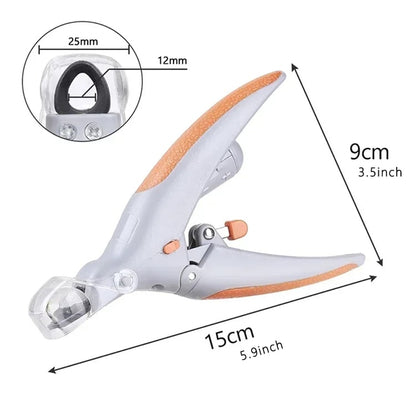 Pet Nail Clipper With LED Light Amplification, Special Dog Cat Nail Trimmer Tool, Pet Grooming Supplies
