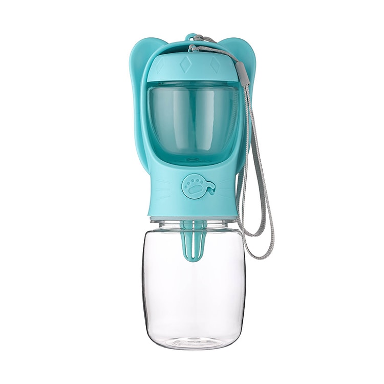 Portable Pet Water Bottle with Storage Container for Dog and Cat Feeding Water Travel Supplies