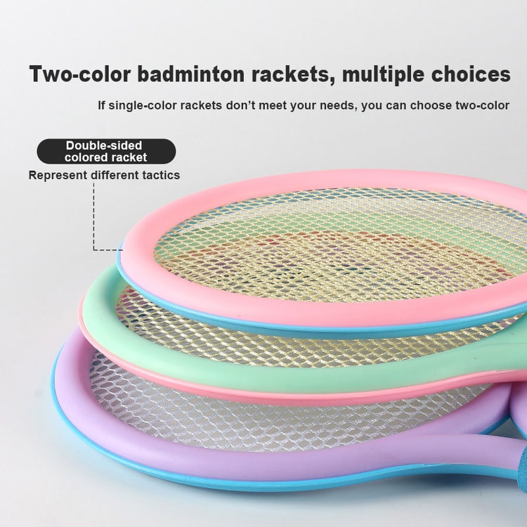 Kids Badminton Racket Set with Tennis Ball for Outdoor Play