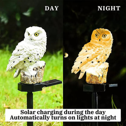 Outdoor Solar LED Owl Light – Waterproof Garden & Yard Landscape Decor Lamp