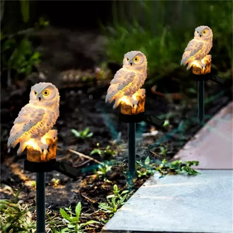 Outdoor Solar LED Owl Light – Waterproof Garden & Yard Landscape Decor Lamp