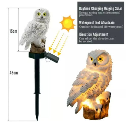 Outdoor Solar LED Owl Light – Waterproof Garden & Yard Landscape Decor Lamp