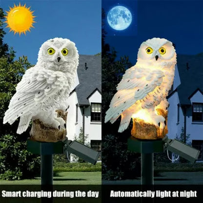Outdoor Solar LED Owl Light – Waterproof Garden & Yard Landscape Decor Lamp