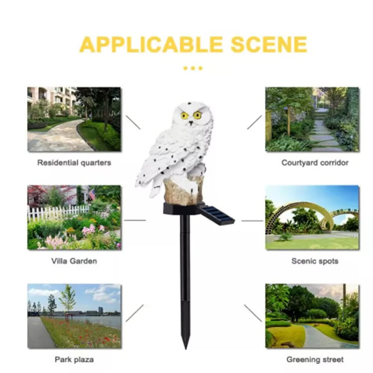 Outdoor Solar LED Owl Light – Waterproof Garden & Yard Landscape Decor Lamp