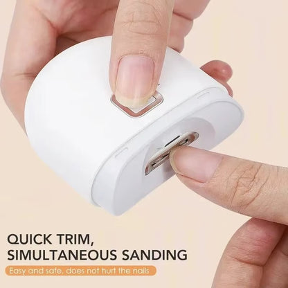 Electric Automatic Nail Clipper & Trimmer – Fingernail and Toenail Cutter
