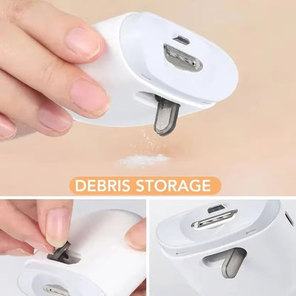 Electric Automatic Nail Clipper & Trimmer – Fingernail and Toenail Cutter