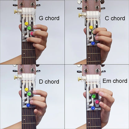 Guitar Chord Learning Tool – Easy Chord Practice Device for Beginners & Music Lovers
