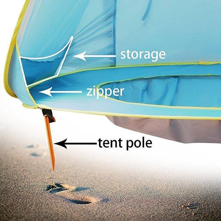 Baby Pop-Up Beach Tent with Pool – Easy-Setup Sun Shade for Babies